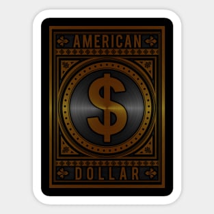 American Dollar Sticker